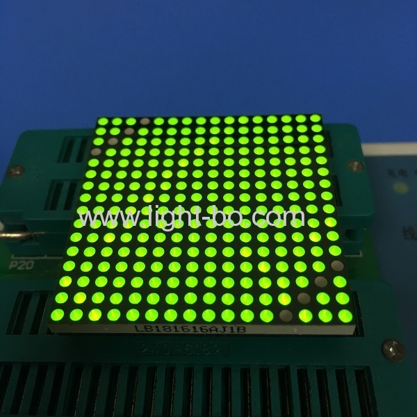 Ultra leuchtend orange 1.8mm 16 x 16 Dot-Matrix-LED-Anzeige für Zeichen / Bildschirme bewegen