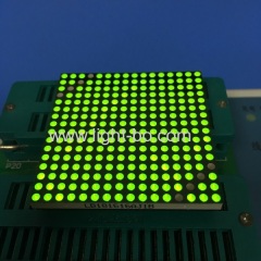 Ultra bright orange 1.8mm 16 x 16 dot matrix led display for moving signs / display screens