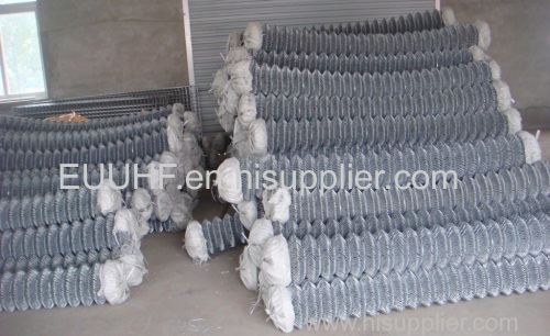 aluminium alloy flexible wire chain link fence for sport area