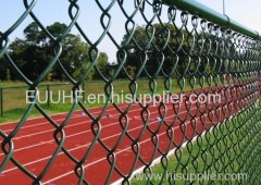 High Security PVC Coated cheap Galvanized Chain Link Fencing in Garden