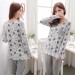 Maternity wear Nursing Pajamas Set 100% Cotton Autumn and winter Breastfeeding Clothes for Pregnant Women