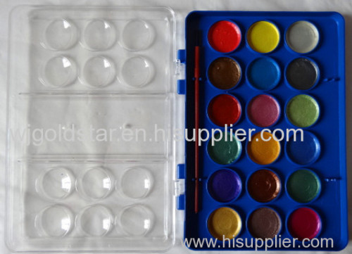 Diameter 2.8cm Pearl Watercolor Paint Set