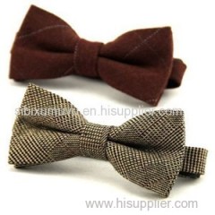 Monogram Mens Personalized Classic 100% Wool Bow Ties