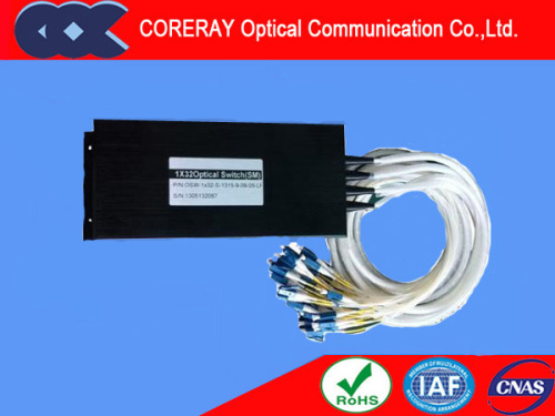 PM1×2 Optical Switch Made By CORERAY/ 1X2 Optical Switch