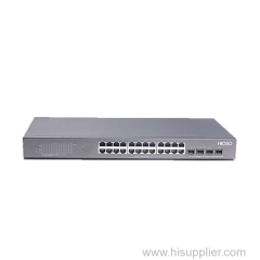 24 10/100/1000M PoE/PSE + 4 1000M SFP Industrial PoE Switch