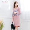 Maternity Nursing Dress Winter Fashion Two-Piece Breastfeeding Nursing Dress