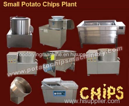 Small potato chips plant