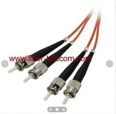 ST-ST Multi Mode Duplex Fiber Optic Patch Cord