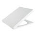 Xiamen Pure White Slow Close Square Toilet Seat