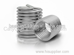 Production of advanced stainless steel wire thread insert