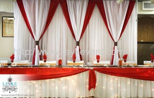 pipe and drape backdrop kits for wedding event decoration