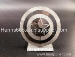 stainless steel The Avengers captain America's shield 3D jigsaw