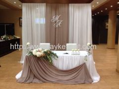 pipe and drape backdrop kits for wedding event decoration