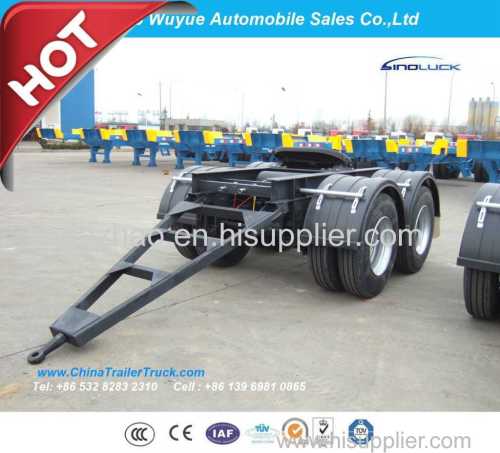 Tandem Axle Semi Trailer Dolly for Over Heavy Duty Lowboy or Faltbed Trailer Dolly