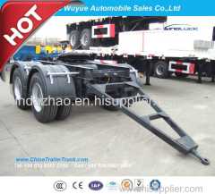 Tandem Axle Semi Trailer Dolly for Over Heavy Duty Lowboy or Faltbed Trailer Dolly