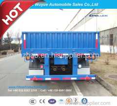 3 Axle 12.5m Utility Semitrailer Fence Semi Truck Trailer