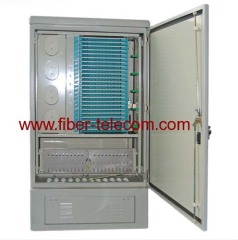 Fiber optic cross connection cabinet