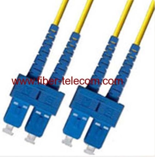 SC-SC Single Mode Duplex Fiber Optic Patch Cord