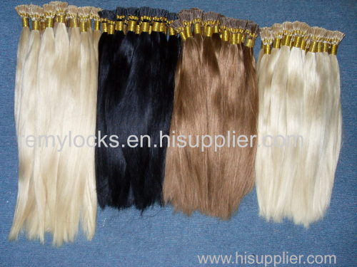 Remy human Prebonded hair