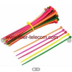 Self-locking nylon cable ties