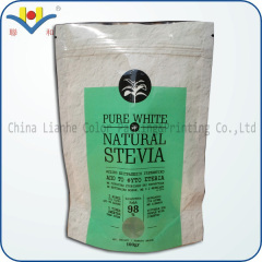 The customed bottom gusset pouch with zipper