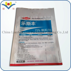 three side sealing plastic bag with handle