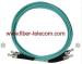 ST-ST Multi Mode OM3 Duplex Fiber Optic Patch Cord