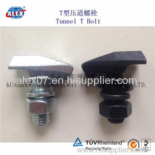 rail hammer bolt/ Railway t slot bolt/Railway t bolt/Railway t type bolt/Railway t head bolt/Railway t anchor bolt