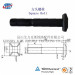 zinc square bolt/ zinc square flange bolt/zinc square head bolt/DIN 933 square bolt/DIN931 square bolt/ A325 bolt