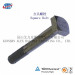 stainless steel square head bolt/ galvanized square bolt/ galvanized square flange bolt/galvanized square head bolt/nut