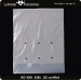 LDPE plastic bag with holes and bottom gusset using in supermarket
