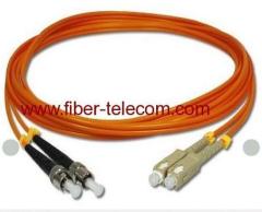 SC-ST Multi Mode Duplex Fiber Optic Patch Cord