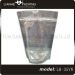 Transparent ziplock stand up plastic package bag