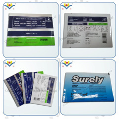 the medical plaster plastic bag