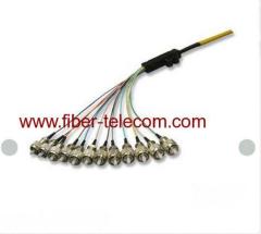 FC Single Mode Fan-out Fiber Optic Pigtail