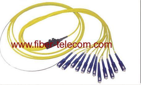 SC Single Mode Fan-out Fiber Optic Pigtail