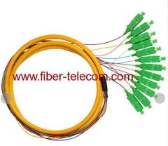 SC/APC Single Mode Break-out Fiber Optic Pigtail