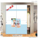 Bedroom furnitures Wardrobe and cabinet Bright color and warm design for kids