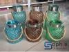 cylinder glass jars with handle