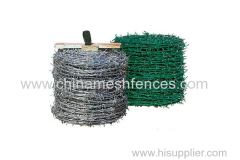 Cheap Hot-dip galvanized or PVC coated barbed wire in coils