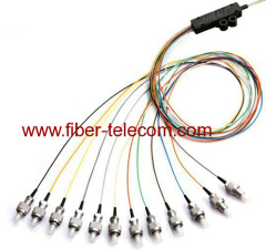 ST Single Mode Ribbon Fan-out Fiber Optic Pigtail