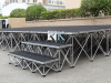 4ftx4ft portable event folding stage/anti-slip modular stage with skirt