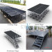 4ftx4ft portable event folding stage/anti-slip modular stage with skirt