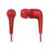 Panasonic RP-HJE140 L-Shaped In-Ear Wired Stereo Earbud Headphones Red For iPod MP3 Player