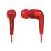 Wholesale Panasonic RP-HJE140-R L-Shaped In The Ear Red Canal Type Insidephone Headsets