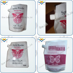 bottom gusset spout plastic bag for toner