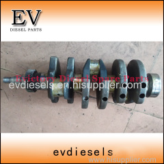 Genuine forged steel type S3L S3L2 S4L S4L2 crankshaft for excavator