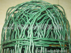 Garden Border Fencing Green PVC Coated Lawn Edging Fence