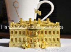 stainless steel White House 3D jigsaw