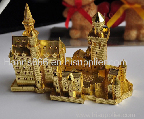 stainless steel New Swan Stone Castle 3D jigsaw